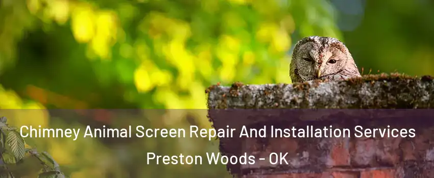 Chimney Animal Screen Repair And Installation Services Preston Woods - OK