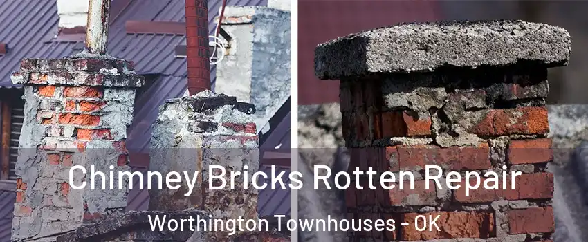 Chimney Bricks Rotten Repair Worthington Townhouses - OK