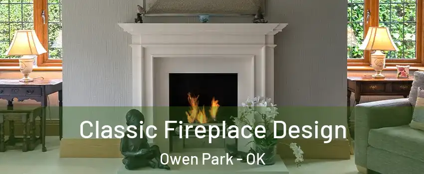 Classic Fireplace Design Owen Park - OK
