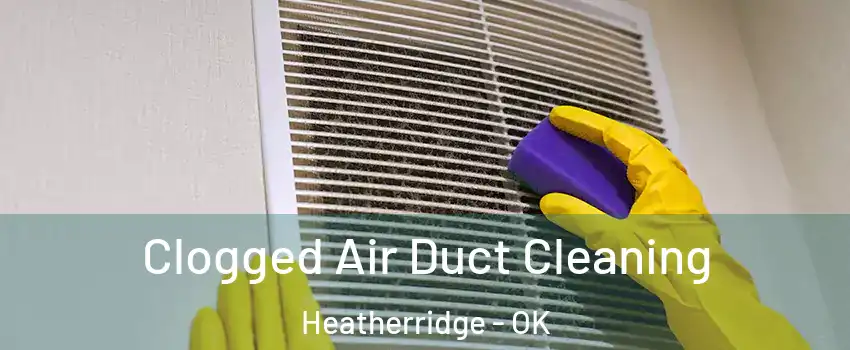 Clogged Air Duct Cleaning Heatherridge - OK