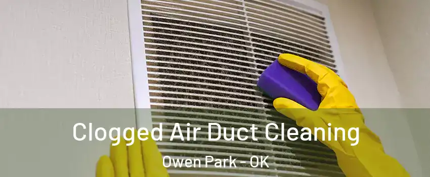 Clogged Air Duct Cleaning Owen Park - OK