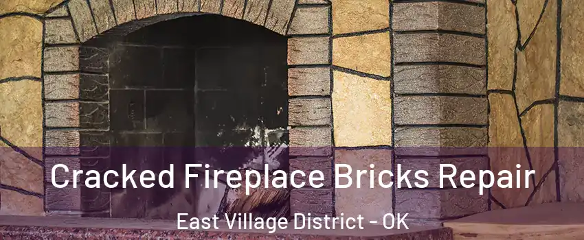 Cracked Fireplace Bricks Repair East Village District - OK