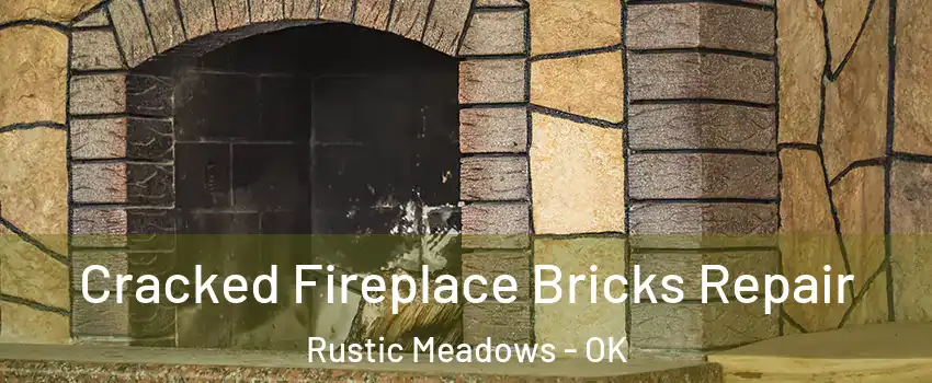 Cracked Fireplace Bricks Repair Rustic Meadows - OK