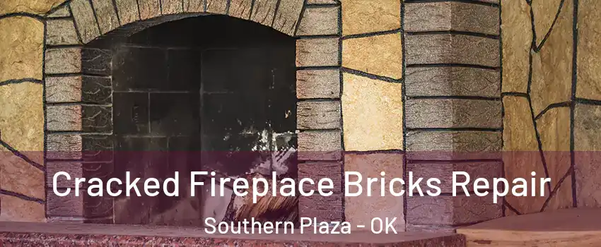Cracked Fireplace Bricks Repair Southern Plaza - OK