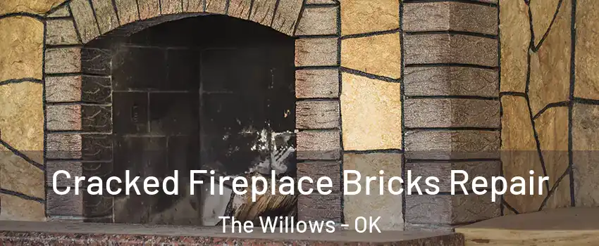 Cracked Fireplace Bricks Repair The Willows - OK