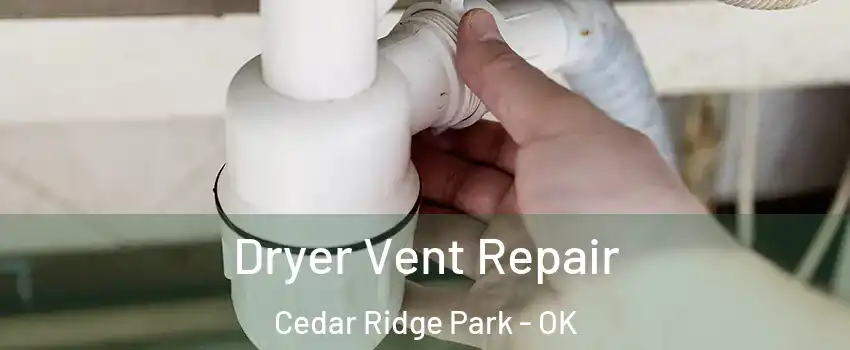Dryer Vent Repair Cedar Ridge Park - OK