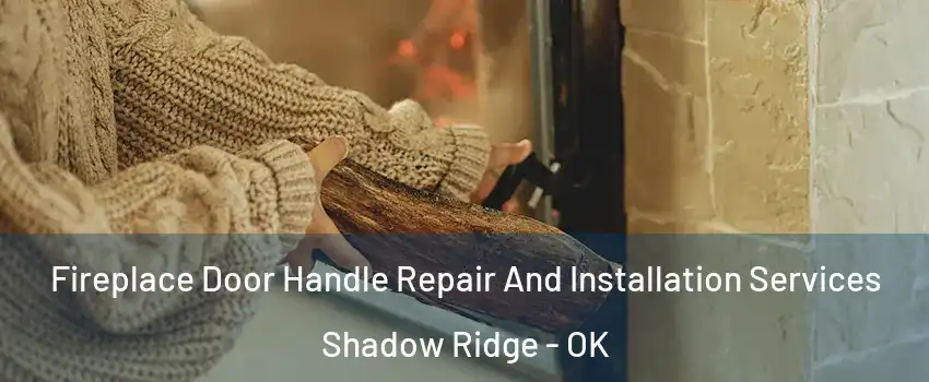 Fireplace Door Handle Repair And Installation Services Shadow Ridge - OK