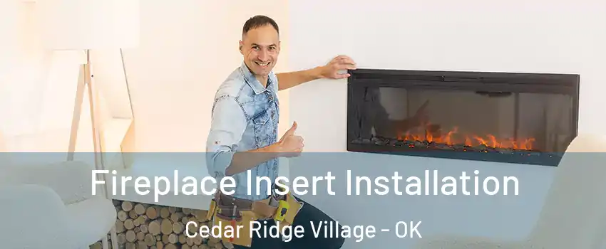 Fireplace Insert Installation Cedar Ridge Village - OK