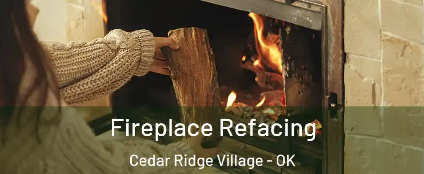 Fireplace Refacing Cedar Ridge Village - OK
