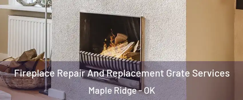 Fireplace Repair And Replacement Grate Services Maple Ridge - OK