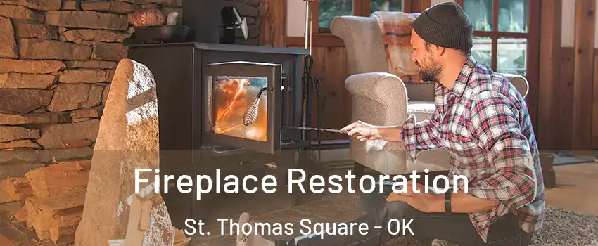 Fireplace Restoration St. Thomas Square - OK