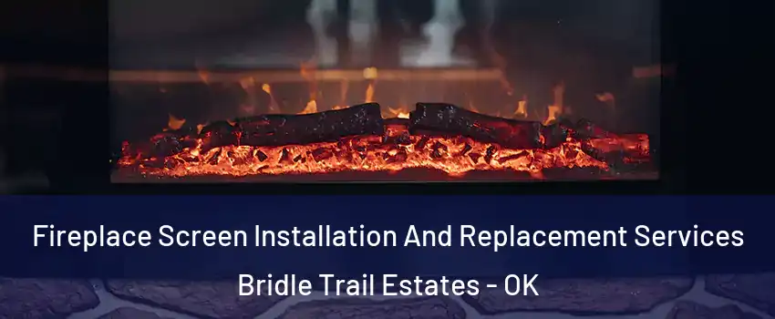 Fireplace Screen Installation And Replacement Services Bridle Trail Estates - OK