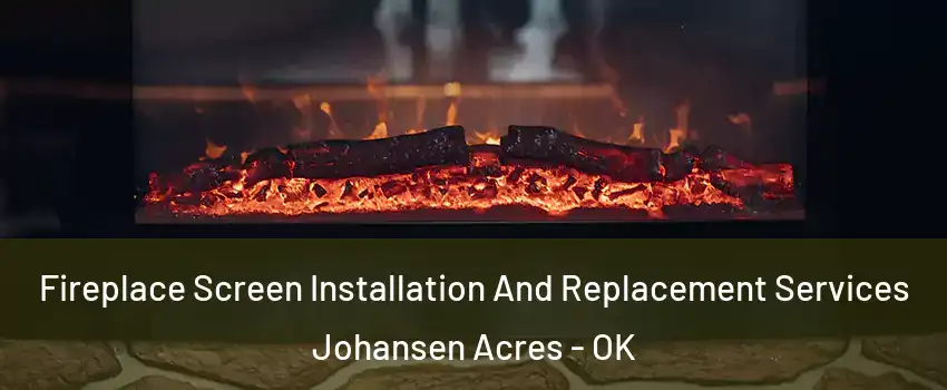 Fireplace Screen Installation And Replacement Services Johansen Acres - OK