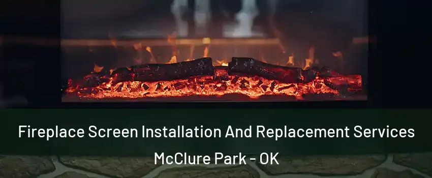 Fireplace Screen Installation And Replacement Services McClure Park - OK