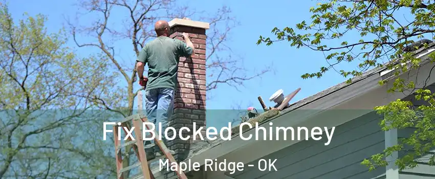 Fix Blocked Chimney Maple Ridge - OK
