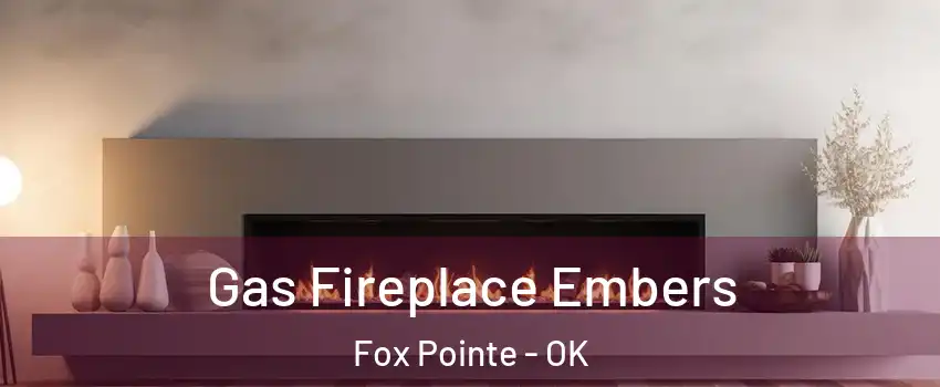Gas Fireplace Embers Fox Pointe - OK