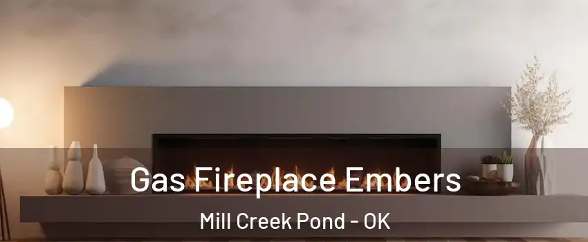 Gas Fireplace Embers Mill Creek Pond - OK