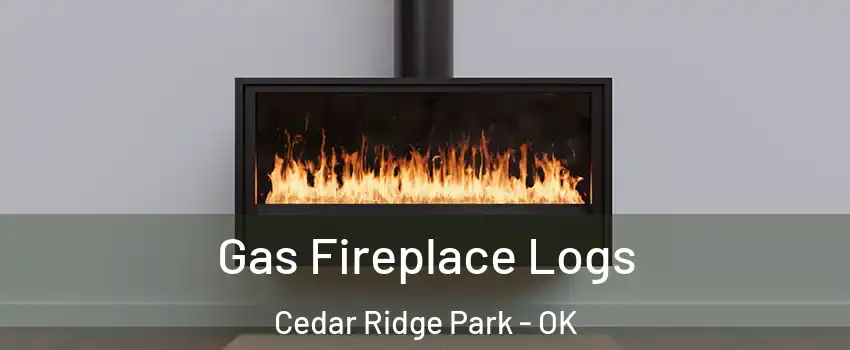 Gas Fireplace Logs Cedar Ridge Park - OK