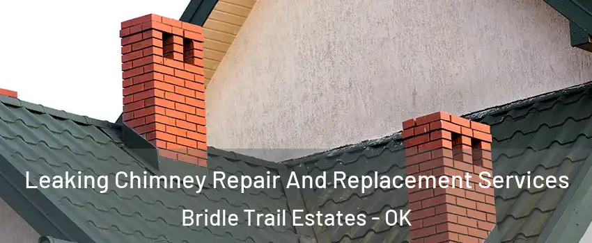 Leaking Chimney Repair And Replacement Services Bridle Trail Estates - OK