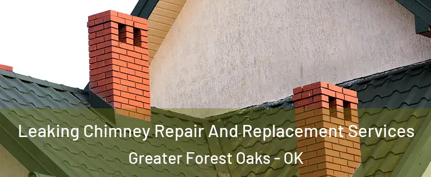 Leaking Chimney Repair And Replacement Services Greater Forest Oaks - OK