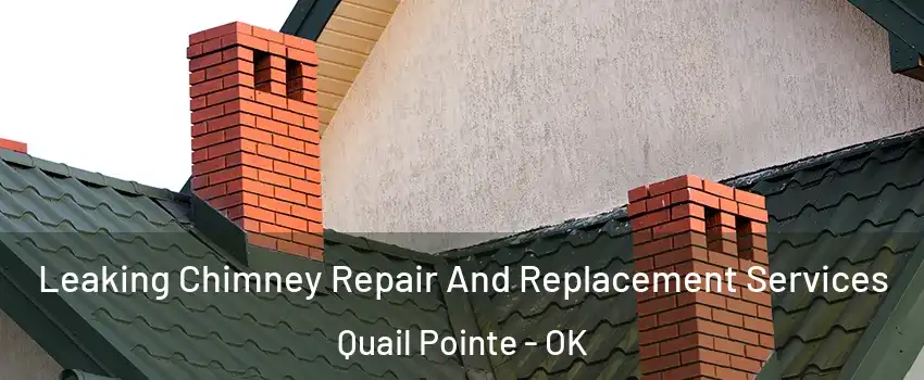 Leaking Chimney Repair And Replacement Services Quail Pointe - OK