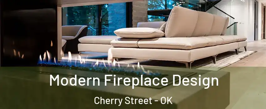 Modern Fireplace Design Cherry Street - OK