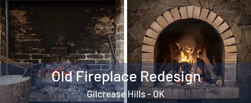 Old Fireplace Redesign Gilcrease Hills - OK