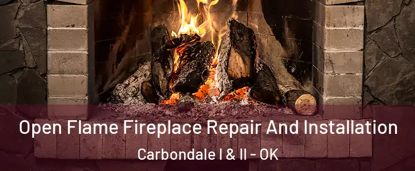 Open Flame Fireplace Repair And Installation Carbondale I & II - OK