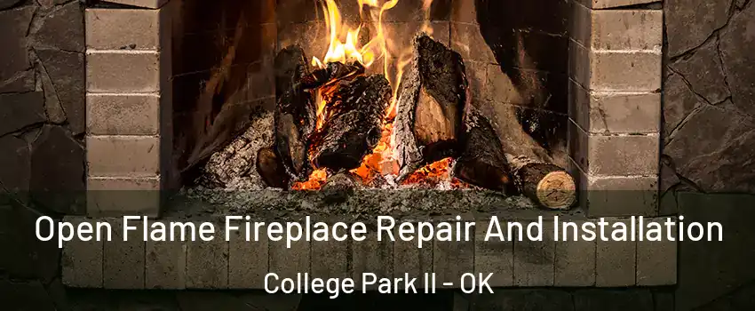 Open Flame Fireplace Repair And Installation College Park II - OK