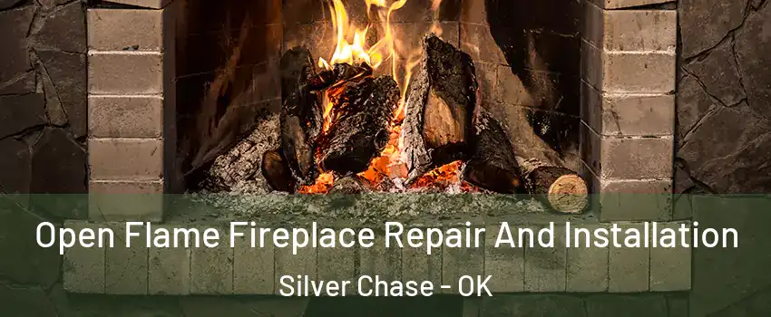 Open Flame Fireplace Repair And Installation Silver Chase - OK