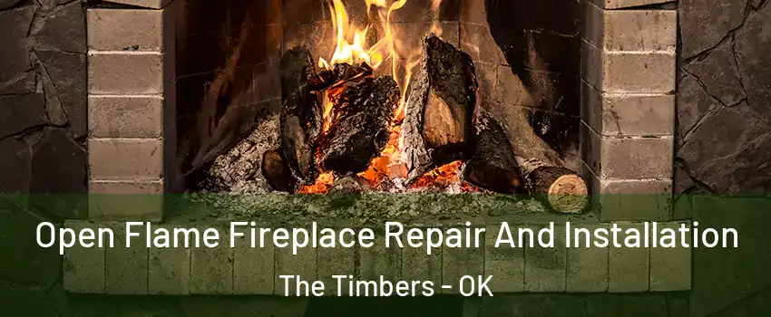 Open Flame Fireplace Repair And Installation The Timbers - OK