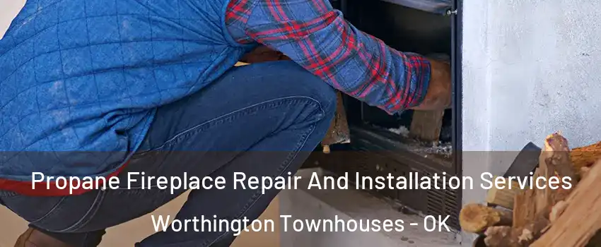 Propane Fireplace Repair And Installation Services Worthington Townhouses - OK