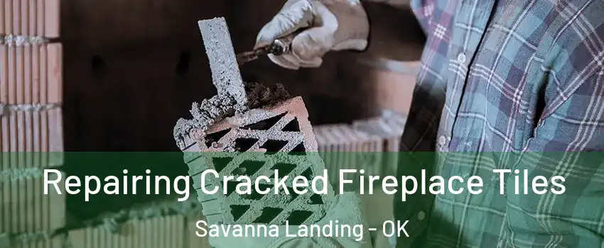 Repairing Cracked Fireplace Tiles Savanna Landing - OK