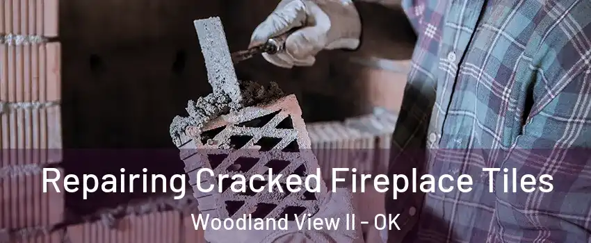 Repairing Cracked Fireplace Tiles Woodland View II - OK