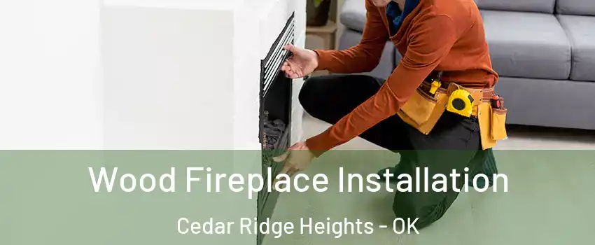 Wood Fireplace Installation Cedar Ridge Heights - OK