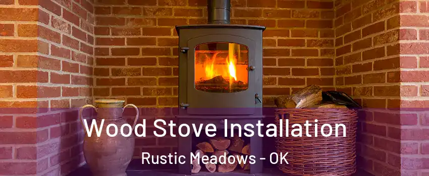 Wood Stove Installation Rustic Meadows - OK